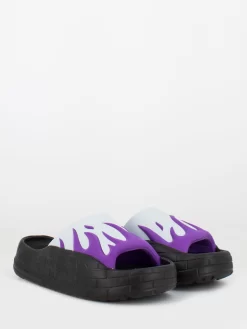 NYU Slide Black / Violet / Mint