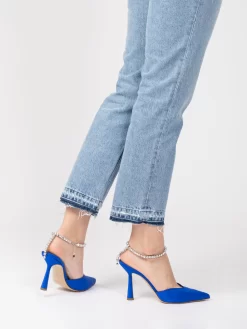 Chanel Emily Bluette In Raso E Maxi Strass -Birkenstock Italia aldo castagna chanel emily bluette in raso e maxi strass4