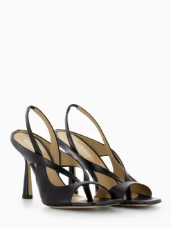 Sandali Lea In Nappa Glamour Nero