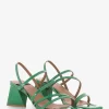 ANGEL ALARCON Sandalo Tacco Trapezio Sol Melissa Verde