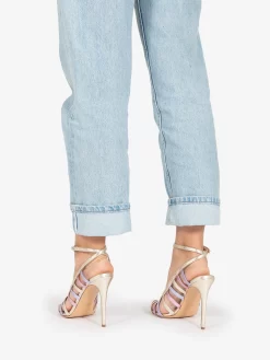 Sandalo Laminato Platino / Rosa / Lilla -Birkenstock Italia anna f sandalo laminato platino rosa lilla3