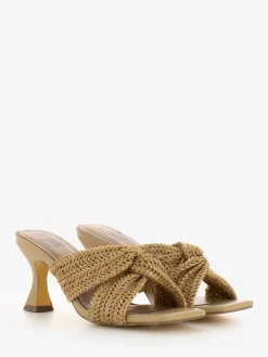 Bibi Lou Ciabatta Suzie Con Tacco Cuoio