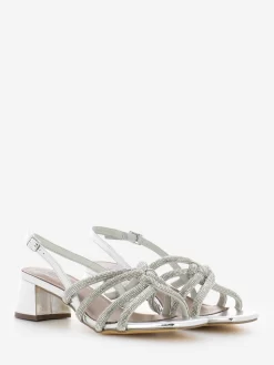 Bibi Lou Sandali Callie Con Micro Strass Silver