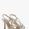 Bibi Lou Sandali Tacco Con Micro-strass Argento