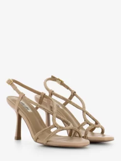 Bibi Lou Sandali Tacco Con Micro-strass Nude