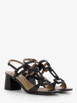 Bibi Lou Sandalo Fascia Geometrica Nero