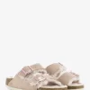 Birkenstock Arizona Shearling Light Rose Suede Leather