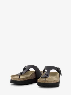 Birkenstock Gizeh Grooved Vegan Black -Birkenstock Italia birkenstock gizeh grooved vegan black4