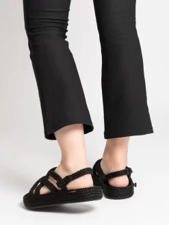 Bohonomad Sandali Bodrum Platform Neri In Corda -Birkenstock Italia bohonomad sandali bodrum platform neri in corda3