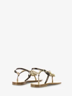 Sandali In Pelle Bronzo Con Applicazione Pietre -Birkenstock Italia capri sandali in pelle bronzo con applicazione pietre3