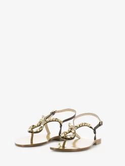 Sandali In Pelle Bronzo Con Applicazione Pietre -Birkenstock Italia capri sandali in pelle bronzo con applicazione pietre4