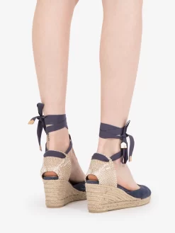 Castañer Espadrillas Carina Canvas Azul Oscuro 70mm -Birkenstock Italia castaner espadrillas carina canvas azul oscuro 70mm3