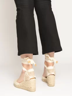 Castañer Espadrillas Carina Canvas Ivory -Birkenstock Italia castaner espadrillas carina canvas ivory3