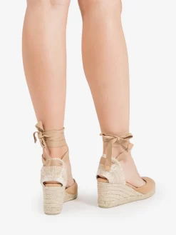 Castañer Espadrillas Carina Canvas Tostado 70mm -Birkenstock Italia castaner espadrillas carina canvas tostado 70mm3