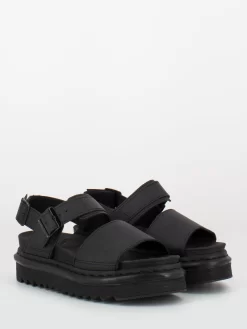 Dr. Martens Sandali Voss Black Hydro Leather