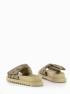 Guess Ciabatta Fabetzy Beige / Brown -Birkenstock Italia guess ciabatta fabetzy beige brown3