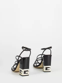 Guess Sandali Neri Con Tacco Logato -Birkenstock Italia guess sandali neri con tacco logato3