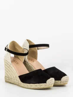 Espadrillas Global Pesca Baby Silk Nere