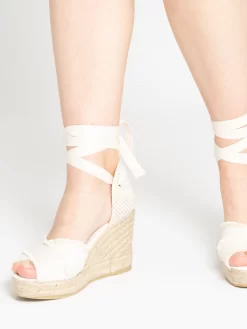 Espadrillas Open-toe Astra Pique Summer Blancoroto