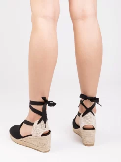 Espadrillas Valencia Lona Nero -Birkenstock Italia il laccio espadrillas valencia lona nere2 b88822fa 1c05 4c90 94b6 fee048884bba scaled