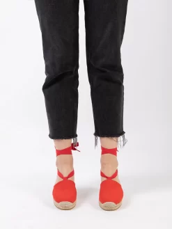 Espadrillas Valencia Lona Rosse