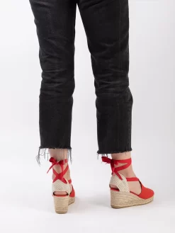 Espadrillas Valencia Lona Rosse -Birkenstock Italia il laccio espadrillas valencia lona rosse 13