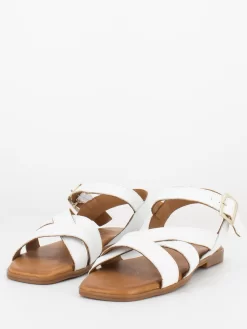 Sandali Bassi In Pelle Bianchi -Birkenstock Italia il laccio sandali bassi in pelle bianchi4