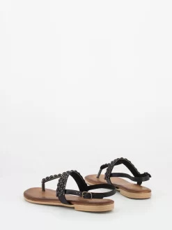 Sandali Infradito Neri Con Strass -Birkenstock Italia il laccio sandali infradito neri con strass3