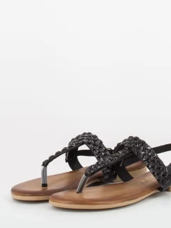 Sandali Infradito Neri Con Strass -Birkenstock Italia il laccio sandali infradito neri con strass4