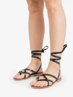 Sandali Infradito Schiava Nappa Neri