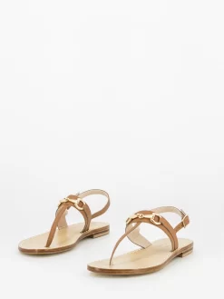 Infradito A T Cuoio Con Morsetto -Birkenstock Italia moda positano infradito a t cuoio con morsetto4