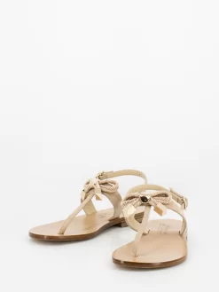 Sandali Infradito Cipria Con Fiocco -Birkenstock Italia moda positano sandali infradito cipria con fiocco 24