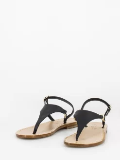 Sandali Infradito In Pelle Neri -Birkenstock Italia moda positano sandali infradito in pelle neri 24