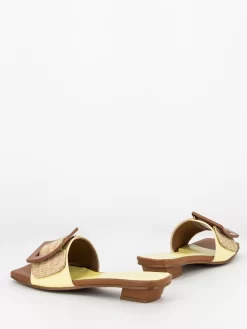 Ciabatte Elise Giallo Pallido Con Fascia Raffia -Birkenstock Italia noa harmon ciabatte elise giallo pallido con fascia raffia3