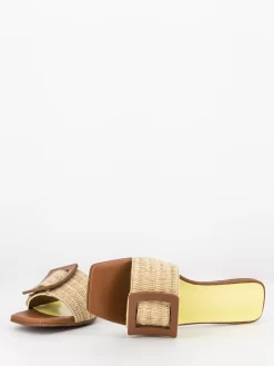Ciabatte Elise Giallo Pallido Con Fascia Raffia -Birkenstock Italia noa harmon ciabatte elise giallo pallido con fascia raffia4