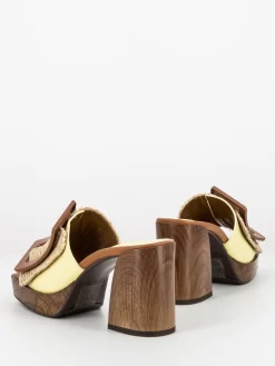 Zoccoli Eden Giallo Pallido Con Fascia Raffia -Birkenstock Italia noa harmon zoccoli eden giallo pallido con fascia raffia3