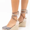 Espadrillas Tessuto Fantasia Grey