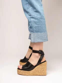 Paloma Barcelo Sandali Clama Napa Silk Black