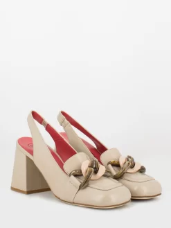 Sandali Celia Glove Carne 80mm