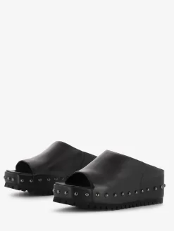 Ciabatte Nere Con Zeppa E Borchie -Birkenstock Italia rahya grey ciabatte nere con zeppa e borchie4