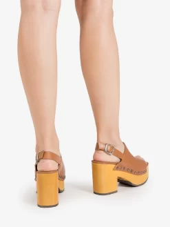 Zoccoli Alti Tabacco Con Borchie -Birkenstock Italia rahya grey zoccoli alti tabacco con borchie3