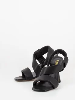 Sandali Nappa Neri Con Fascia Obliqua -Birkenstock Italia sandali nappa neri con fascia obliqua4