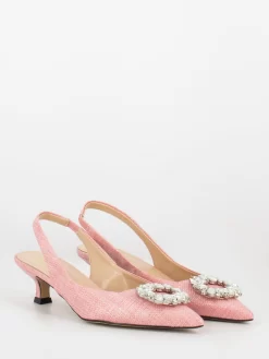 Chanel Juta Rosa Con Dettaglio Gioiello