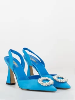 Chanel Sky In Raso Con Cinturino E Maxi Strass