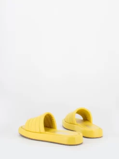 Ciabatte Con Fascia Imbottita Ocra -Birkenstock Italia stimm ciabatte con fascia imbottita ocra3