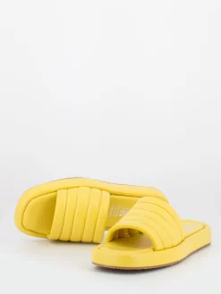 Ciabatte Con Fascia Imbottita Ocra -Birkenstock Italia stimm ciabatte con fascia imbottita ocra4