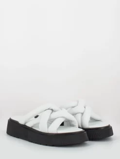 Ciabatte Platform Imbottite Bianche