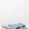 Ciabattine Econappa Intrecciata Celesti