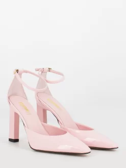 D’orsay Rosa In Vernice Con Cinturino