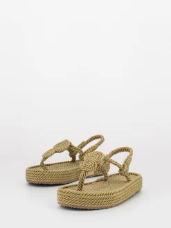 Infradito Platform Cognac In Corda -Birkenstock Italia stimm infradito platform cognac in corda4